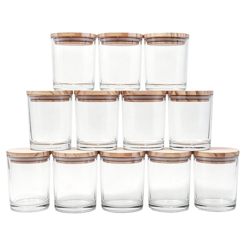 Candle Making Jars With Lids - M11K - Pour la fabrication de