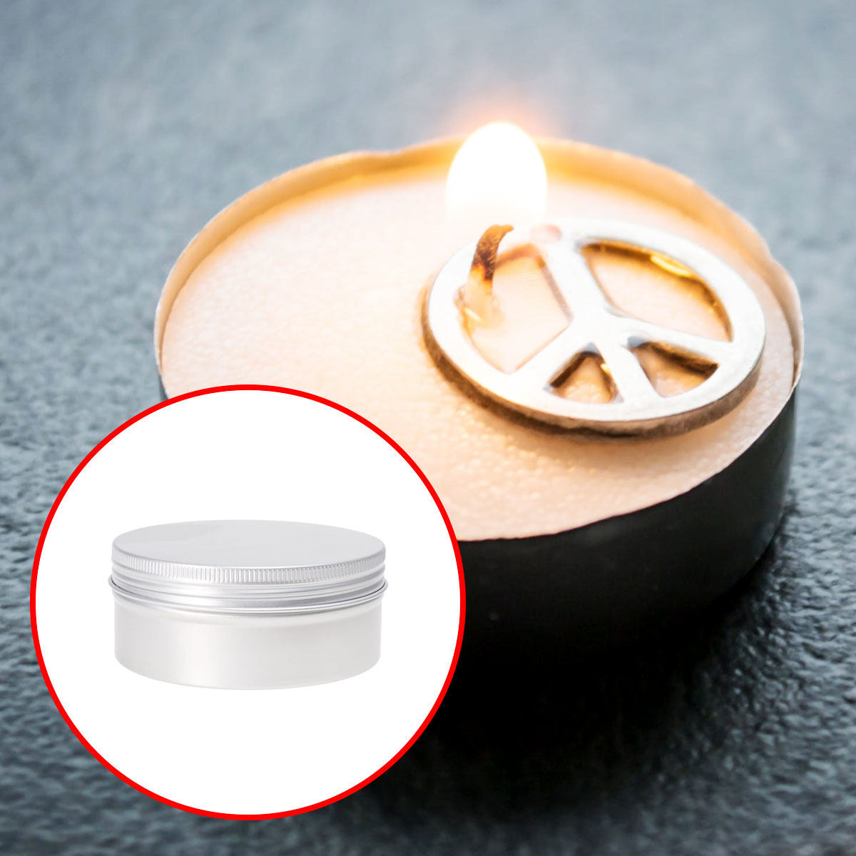 10 pièces, flacons en aluminiu - Tin Container Lid avis et prix