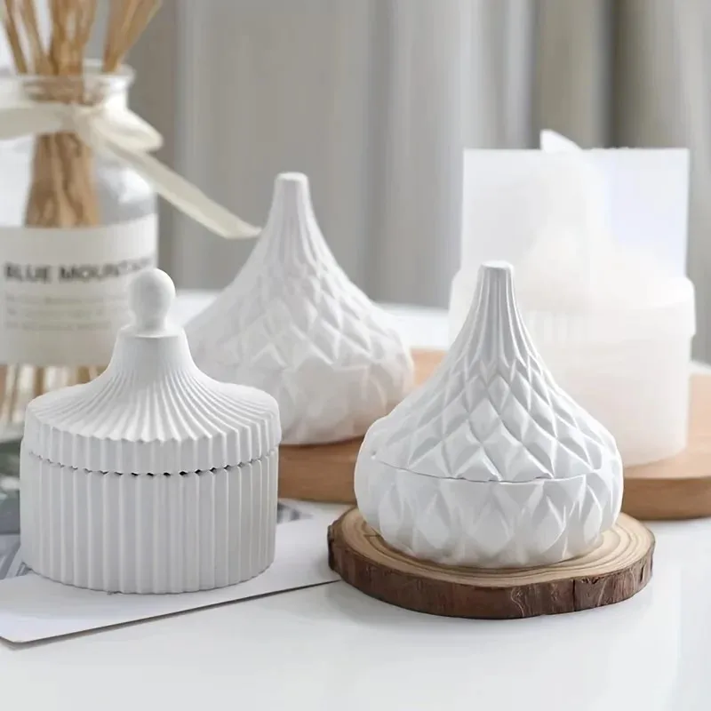 Moule en silicone pour pot à b - Candle Making Jars With Lids avis et prix